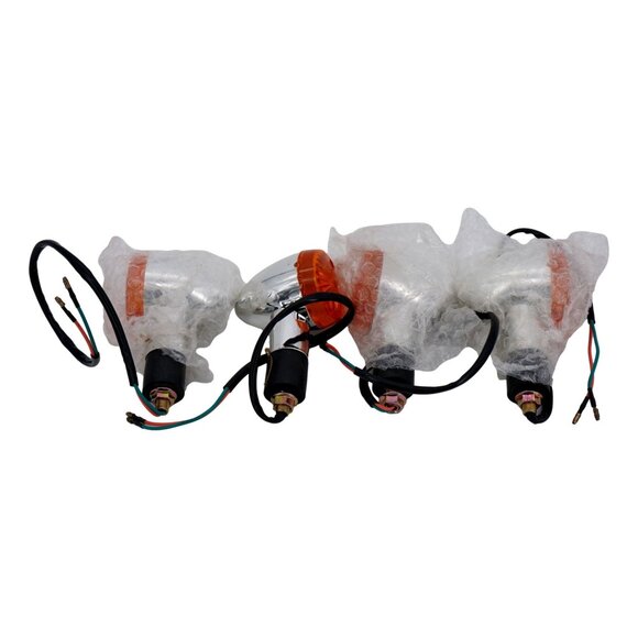Turn Signal Lights with Wiring, Amber, 4 pieces - Picture 2 of 5